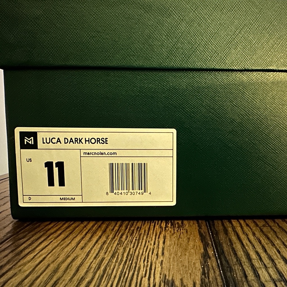Marc Nolan Luca Horsehair Lug Derby Shoes Sz 11 - Picture 5 of 6